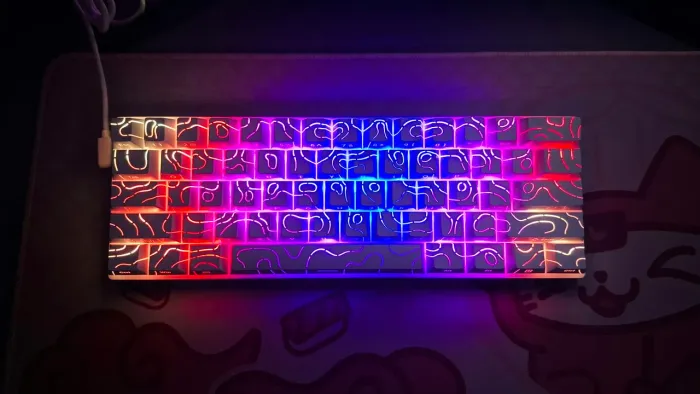 teclado mecânico machenike k500