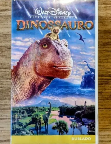 Fita VHS Dinossauro do Walt Disney Dublado