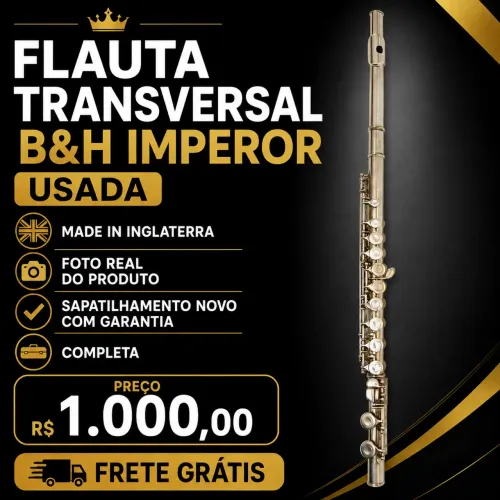 Flauta transversal Emperor Inglesa B&H