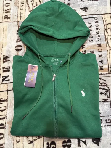 Moletom Polo Ralph Lauren Original Com Capuz E Zíper - Tam M