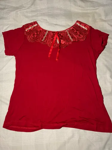 Blusa feminina vermelha