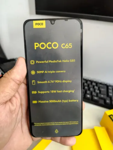 Poco C65 eatado de novo caixa aberta
