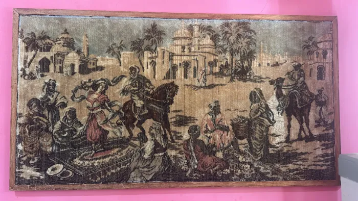 Quadro  tapeçaria de estilo Gobelin 