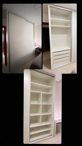 VENDO GUARDA-ROUPA PLANEJADO EM MDF BRANCO