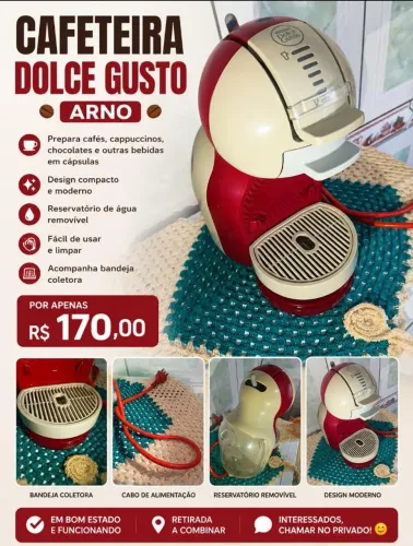 Cafeteira Dolce Gusto Semi Nova