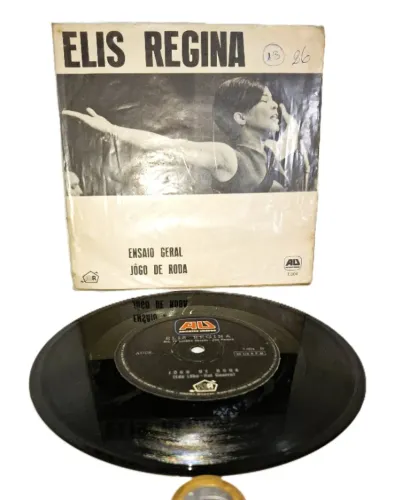 Vinil EP Elis Regina - Ensaio Geral / Jôgo de Roda (7")