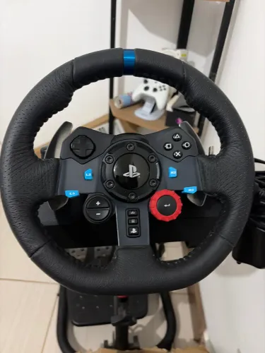 Volante Logitech G29 Driving Force + Pedais PS5 PS4 PC