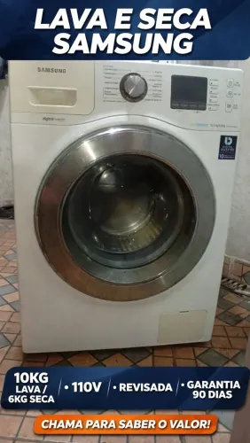 Samsung lava e seca / golpista nem tente , economize o seu tem e o meu .