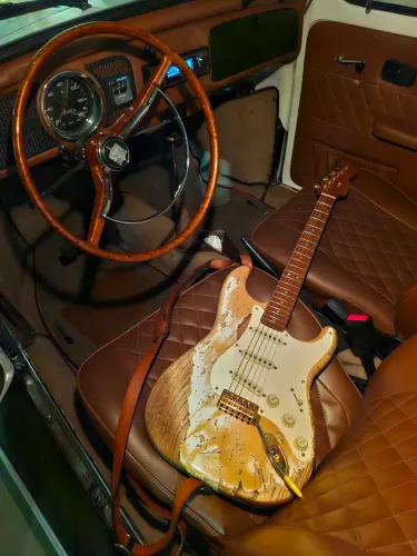 Guitarra stratocaster franco handmade (nivel custom shop)
