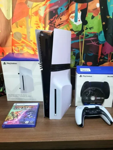 Ps5 Pro 2 controles e leitor