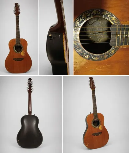 GIANNINI OVATION FIBERTONE ELETROACÚSTICO - CLÁSSICO VINTAGE