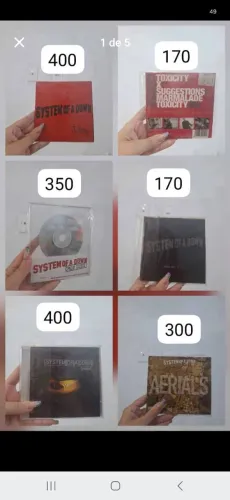 Cds originais e raros System of a down importados SOAD