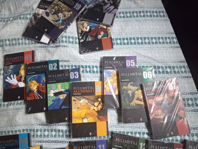 Coleção Completa de Fullmetal Alchimist+ Guia