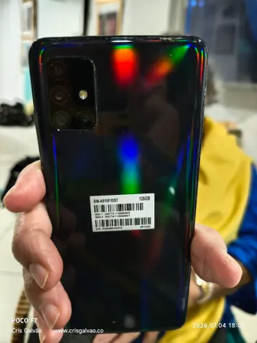 Celular Galaxy A51 128 GB bom estado