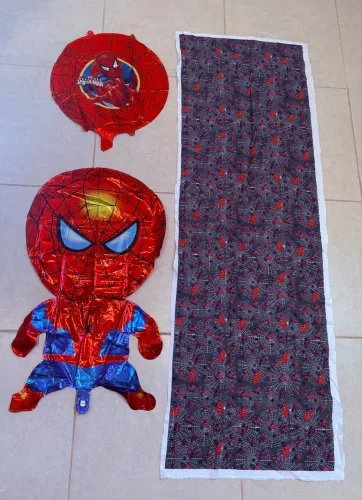 TNT Estampado Homem Aranha 1,00m x 1,40m.
