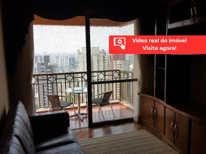 Apartamento mobiliado 3 dormitórios, 1 suíte e 2 vagas na Vila Bastos, Santo André. REF: 1