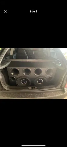 Caixa som automotivo 