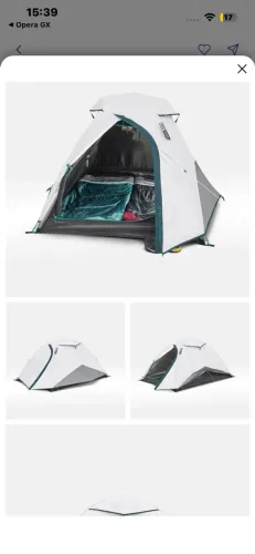 Barraca Quechua Fresh Black 2 pessoas