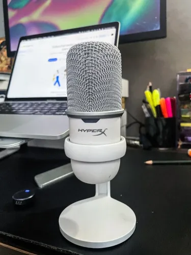 Microfone HyperX branco