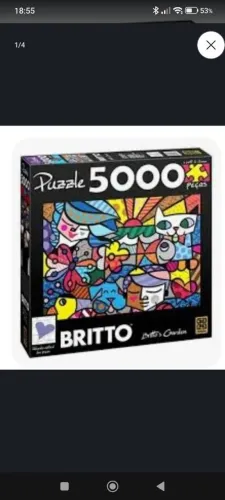 Quebra cabeça Britto's Garden