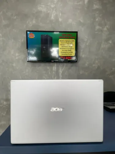 Notebook Acer, intel core i5 10ª geração, 8gb, SSD nvme 256gb