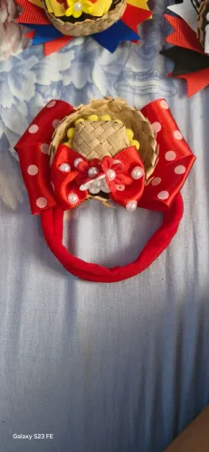  faixas de cabelo junina para bebê (NOVO)