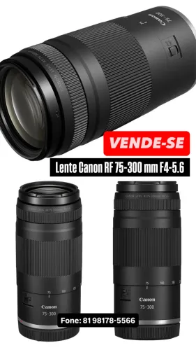 Vende-se Lente Cânon RF 75-300