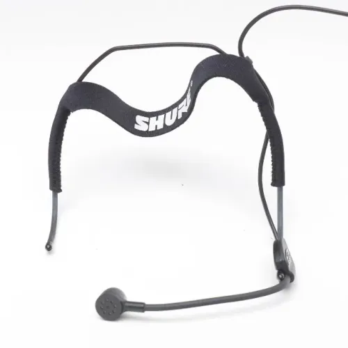 Head Set Shure sem fio e Microfones Sony