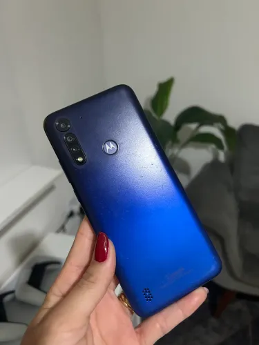 Motorola Moto g8 power lite com biometria em perfeito