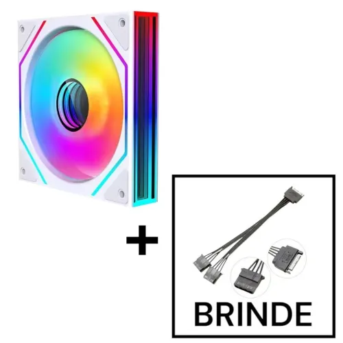 Fans ARGB Prism 7 PRO Brancas (12 UNIDADES / USADAS)