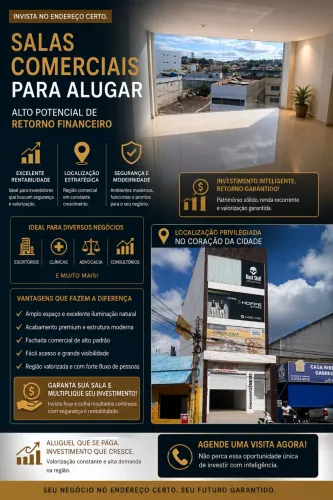 SALAS COMERCIAIS PRA ALUGAR