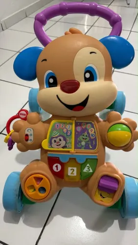 andador cachorrinho fisher price para bebê
