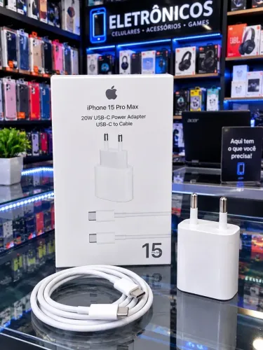 CARREGADOR IPHONE TIPO C - ENTREGAMOS