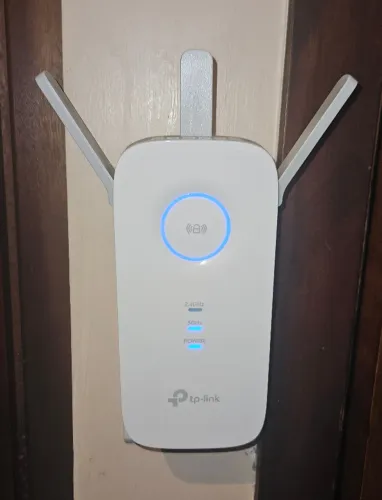 Repetidor de Sinal Wi Fi TP Link RE450 AC1750 Dual Band