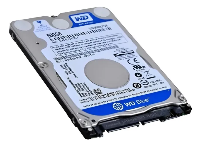 HD NOTEBOOK WESTERN DIGITAL 500GB