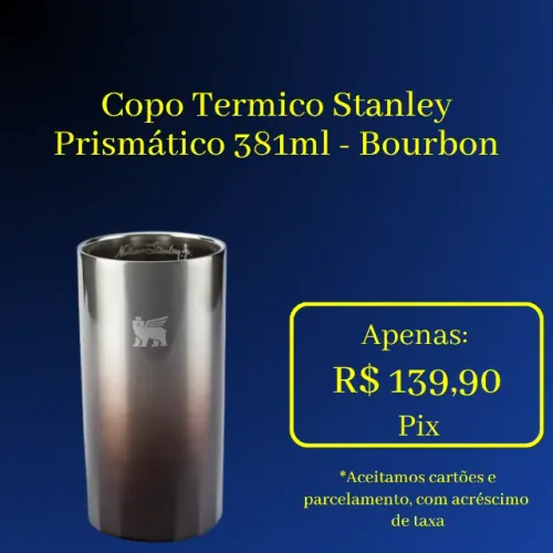 Copo Térmico Stanley Prismático Bourbon - Original