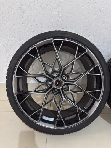 Rodas Vittoria aro 19 5x100 Pneus Hankook