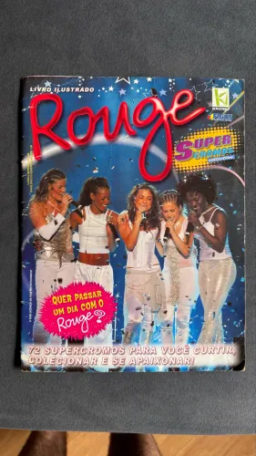 Livro Ilustrado Rouge - Super Cromos COMPLETO