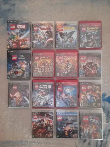 Coleção Lego para PS3 e PS4.