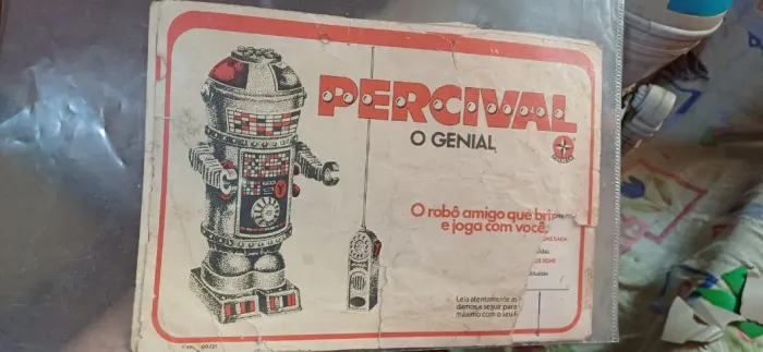 Robô Percival O Genial - Estrela Anos 80 - Manual + Peças