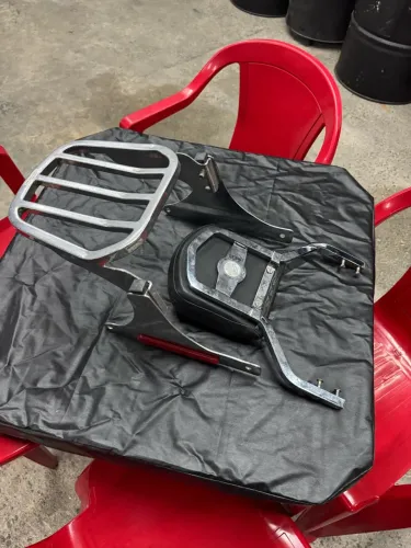 Sissy bar e mata cachorro HD FATBOY