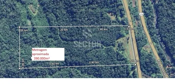 Terrenos / Lotes / Condomínio em BR 376 - Guaratuba