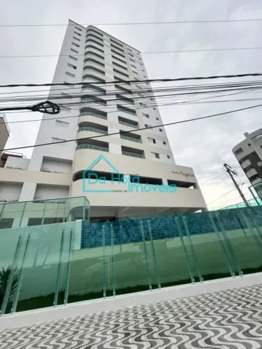 apartamento pé na areia com 2 quartos, suíte, 1 vaga de garagem, varanda gourmet a venda e