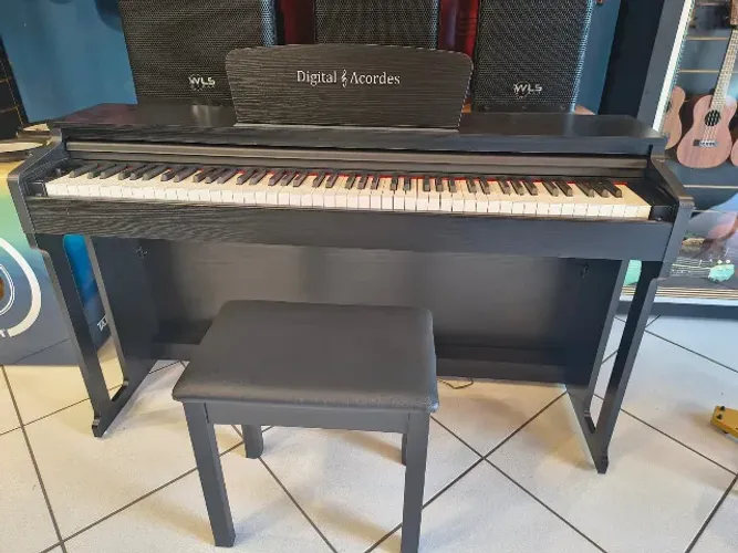 Piano Digital Acordes P2006 88 Teclas Pesadas novo Mixer Instrumentos Musicais