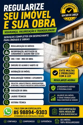 Despachante Regularização de Imóveis e Obras