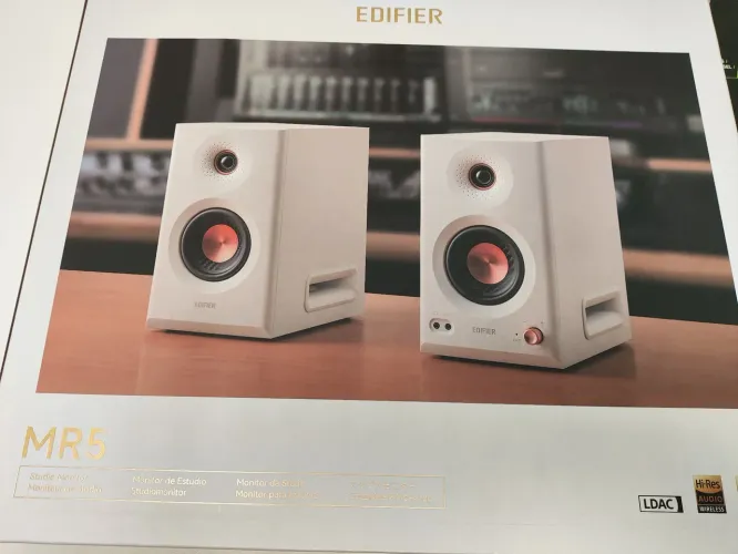 Monitores de Áudio Edifier MR5 Branco 110W Novo!