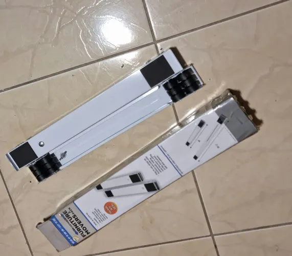 Suporte de alumínio com rodinhas para geladeira, fogão e máquina de lavar