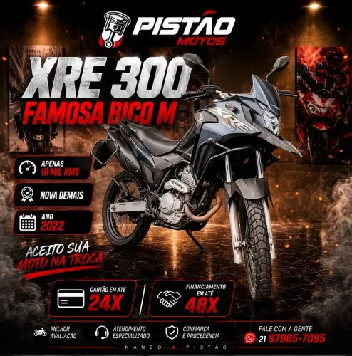 XRE 300 2022 - MUITO NOVA