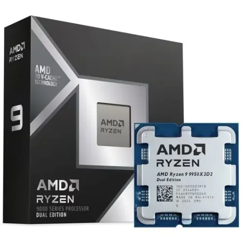 Processador AMD Ryzen 9 9950X3D2 4.3GHz AM5 208MB - Novo lacrado!