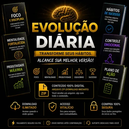 Evolução Diária | Conteúdo Digital de Desenvolvimento Pessoal